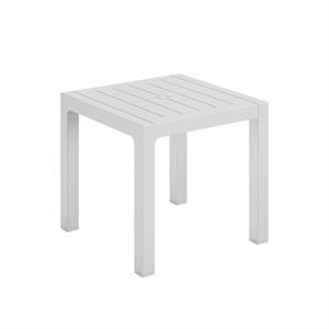 TAVOLO DA GIARDINO QUADRATO ARETA 80X80CM BIANCO in Arredamento giardino