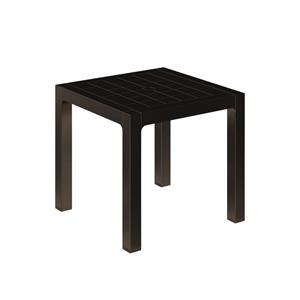 TAVOLO DA GIARDINO QUADRATO ARETA 80X80CM ANTRACITE in Arredamento giardino