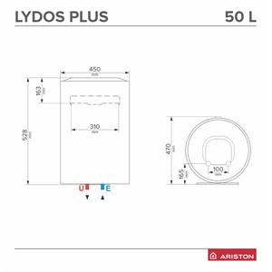 SCALDABAGNO ELETTRICO 80 LITRI ARISTON LYDOS PLUS 80 V/5 in Idraulica