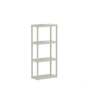 SCAFFALE PORTAOGGETTI ARTPLAST TEMPO 4 RIPIANI 60CM ECRU in Sistemazione