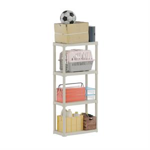 SCAFFALE PORTAOGGETTI ARTPLAST TEMPO 4 RIPIANI 60CM ECRU in Sistemazione