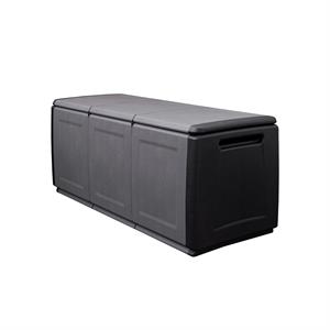 BAULE CONTENITORE DA ESTERNO ARTPLAST 330LT NERO in Arredamento giardino