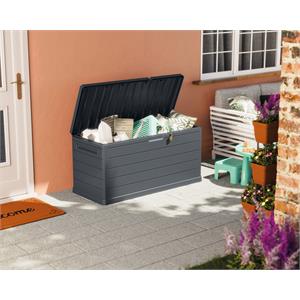 BAULE DA ESTERNO IMPERMEABILE 350L - PORTA ATTREZZI DA GIARDINO 118 x 52 x H57 CM in Arredamento giardino
