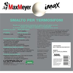 SMALTO PER TERMOSIFONI - BIANCO - 0,5 LT - MAXMEYER in Vernici