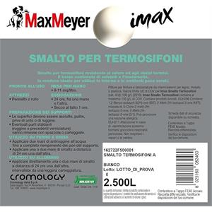 SMALTO PER TERMOSIFONI - BIANCO - 2,5 LT - MAXMEYER in Vernici