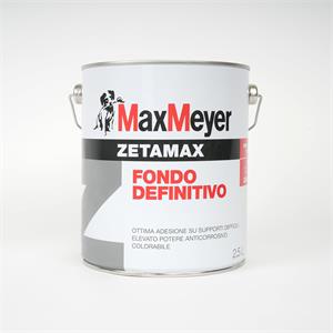 ZETAMAX MAXMEYER - FONDO VERNICE ANTIRUGGINE - 2,5 LT - BIANCO in Vernici