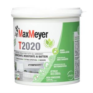 IDROPITTURA TRASPIRANTE PER INTERNI - T2020 IGIENIZZANTE - 0.75LT - MAXMEYER in Vernici