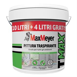PITTURA TRASPIRANTE T-MAX MAXMEYER 14 LT in Vernici