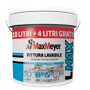 PITTURA LAVABILE L-MAX MAXMEYER 14LT in Vernici