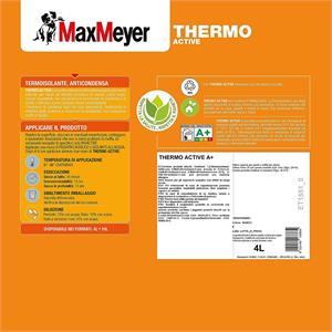 PITTURA TERMICA ANTIMUFFA ANTICONDENSA THERMO ACTIVE A+ 4LT - MAXMEYER in Vernici