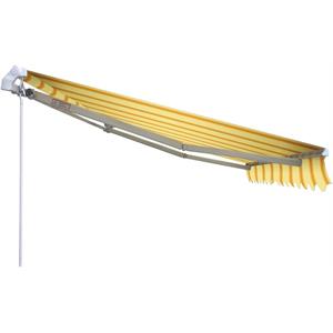 TENDA DA SOLE ITACA AVVOLGIBILE 3X2 M FISSA - BEIGE E OCRA - VERDELOOK in Arredamento giardino