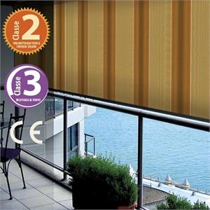 TENDA DA SOLE A CADUTA VERTICALE MYKONOS 2X2,5 MT – BEIGE E OCRA - VERDELOOK in Arredamento giardino