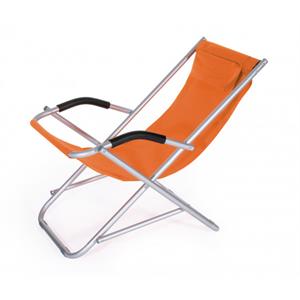 SEDIA SDRAIO BASCULANTE VERDELOOK FORMENTERA ARANCIONE in Arredamento giardino