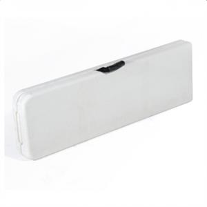 PANCA DA GIARDINO PIEGHEVOLE IN PLASTICA - 183x28 - BIANCO - VERDELOOK in Arredamento giardino