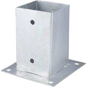 PIASTRA DI FISSAGGIO PALI IN LEGNO QUADRATI 9X9 CM in Arredamento giardino