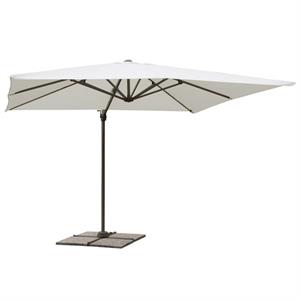 OMBRELLONE DA GIARDINO A BRACCIO RECLINABILE VERDELOOK 3x4 MT COLORE ECRU in Arredamento giardino