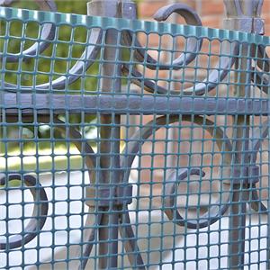 RETE IN PLASTICA PER RECINZIONI - QUADRA MARRONE - 1x5 MT - MAGLIA 10X10MM in Giardinaggio