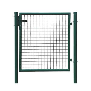 CANCELLO PER RECINZIONE 1X1MT ELETTROSALDATO VERDE - PALI TONDI in Giardinaggio