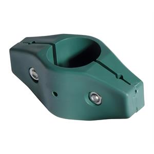 ANELLO DI FISSAGGIO DOPPIO PER PALI RECINZIONE ø34MM VERDE in Giardinaggio