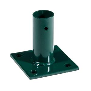 PIASTRA DI FISSAGGIO PALI RECINZIONE TONDI ø60MM VERDE in Giardinaggio