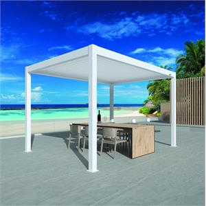 PERGOLA CLIMATICA BIANCA 3X4MT 12X12 in Arredamento giardino