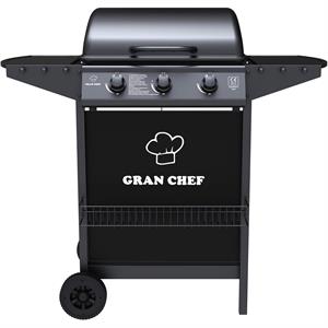 BARBECUE A GAS 3 FUOCHI 