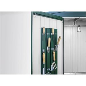 CASETTA DA GIARDINO IN METALLO BIOHORT EUROPA 244X156X203 GRIGIA in Arredamento giardino