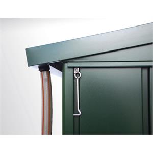 CASETTA DA GIARDINO IN METALLO BIOHORT EUROPA 244X156X203 GRIGIA in Arredamento giardino