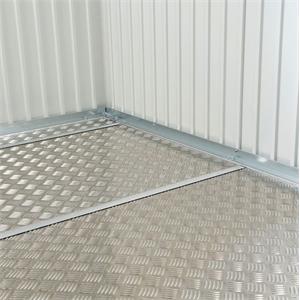 PAVIMENTO PER CASETTA IN LAMIERA BIOHORT EUROPA 244X156X203 in Arredamento giardino