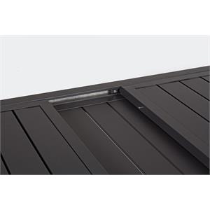 TAVOLO DA GIARDINO IN ALLUMINIO ALLUNGABILE - HILDE - 160-240 CM - ANTRACITE in Arredamento giardino
