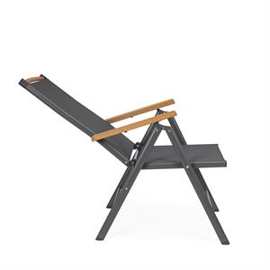 SEDIA DA GIARDINO RECLINABILE CON BRACCIOLI - BIZZOTTO NIAGARA in Arredamento giardino