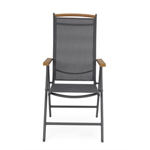 SEDIA DA GIARDINO RECLINABILE CON BRACCIOLI - BIZZOTTO NIAGARA in Arredamento giardino