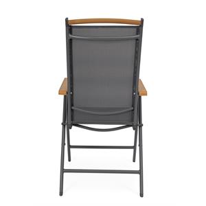 SEDIA DA GIARDINO RECLINABILE CON BRACCIOLI - BIZZOTTO NIAGARA in Arredamento giardino