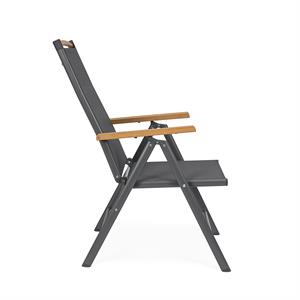 SEDIA DA GIARDINO RECLINABILE CON BRACCIOLI - BIZZOTTO NIAGARA in Arredamento giardino