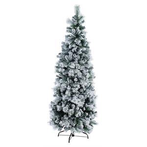 ALBERO DI NATALE SLIM INNEVATO 180 CM 539 RAMI BIZZOTTO PRAGA in Natale
