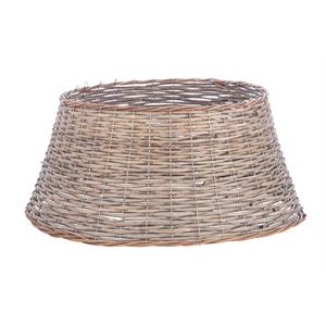 COPRI BASE ALBERO DI NATALE - NEVIN TONDO - GRIGIO - S - IN LEGNO DI SALICE in Natale