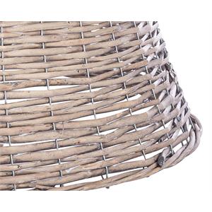 COPRI BASE ALBERO DI NATALE - NEVIN TONDO - GRIGIO - S - IN LEGNO DI SALICE in Natale