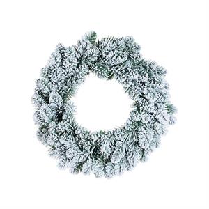 GHIRLANDA NATALIZIA - CORONA DI NATALE INNSBRUCK - EFFETTO INNEVATO - ø45 CM in Natale