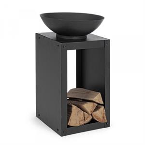 BRACIERE EFESTO 38X38 CON PORTALEGNA in Arredamento giardino