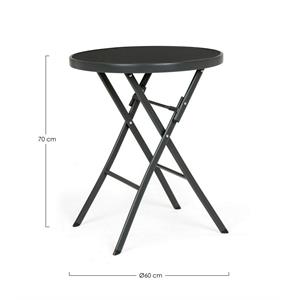 SET TAVOLO E SEDIE DA GIARDINO PIEGHEVOLI BIZZOTTO MARTINEZ IN ACCIAIO in Arredamento giardino
