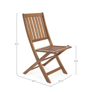 SEDIA DA GIARDINO PIEGHEVOLE IN LEGNO BIZZOTTO MALI in Arredamento giardino