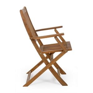 SEDIA DA GIARDINO CON BRACCIOLI PIEGHEVOLE IN LEGNO BIZZOTTO MALI in Arredamento giardino