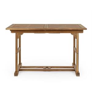 TAVOLO DA GIARDINO ALLUNGABILE RETTANGOLARE IN LEGNO BIZZOTTO NOEMI 120-160X70CM in Arredamento giardino