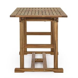 TAVOLO DA GIARDINO ALLUNGABILE RETTANGOLARE IN LEGNO BIZZOTTO NOEMI 120-160X70CM in Arredamento giardino