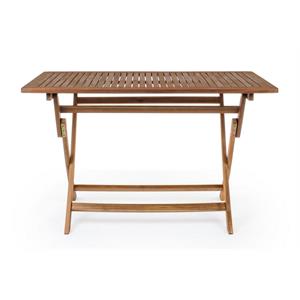 TAVOLO DA GIARDINO PIEGHEVOLE RETTANGOLARE IN LEGNO BIZZOTTO NOEMI 70X120CM in Arredamento giardino