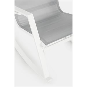 SEDIA A DONDOLO DA GIARDINO BIZZOTTO DEMID BIANCA in Arredamento giardino