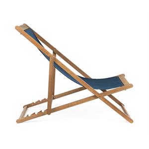 SEDIA A SDRAIO IN LEGNO BIZZOTTO RELAX NOEMI BLU in Arredamento giardino