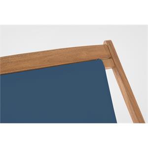 SEDIA A SDRAIO IN LEGNO BIZZOTTO RELAX NOEMI BLU in Arredamento giardino