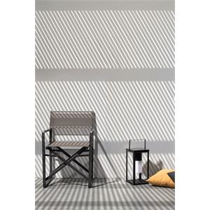 SEDIA REGISTA IN ALLUMINIO BIZZOTTO TAYLOR GRIGIA in Arredamento giardino