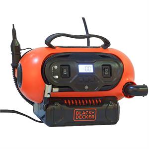 COMPRESSORE PORTATILE 3 ALIMENTAZIONI (BATTERIA, 12V E 230V) - BD BDCINF18N-QS in Utensileria